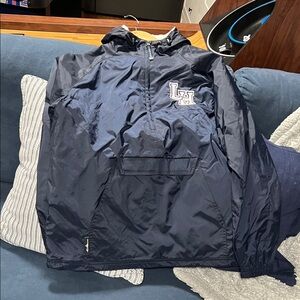 Charles River Apparel Navy Jacket with White LH Logo light but warm